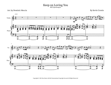 Keep On Loving You (arr. Dominic Meccia)