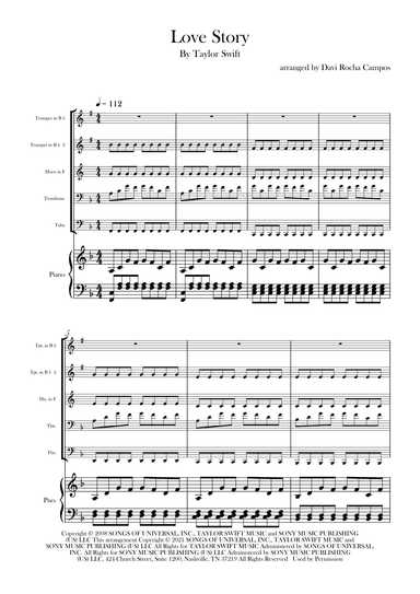 Love Story (arr. Davi Rocha Campos)