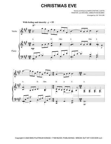 Christmas Eve (arr. J.B. Taylor)