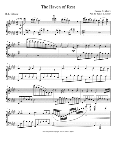 The Haven of Rest (arr. James E. Speer)