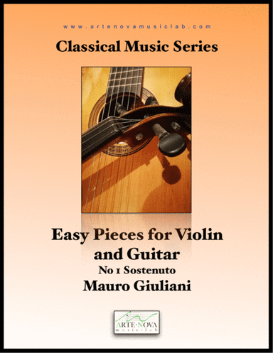 Easy Pieces for Violin and Guitar. No 1 Sostenuto (arr. Arte Nova Music Lab)