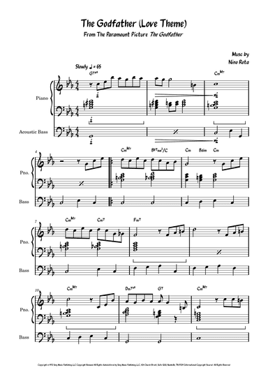 The Godfather (love Theme) (arr. David Lartey)