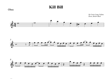 Kill Bill (arr. Wesley S. SIlva)