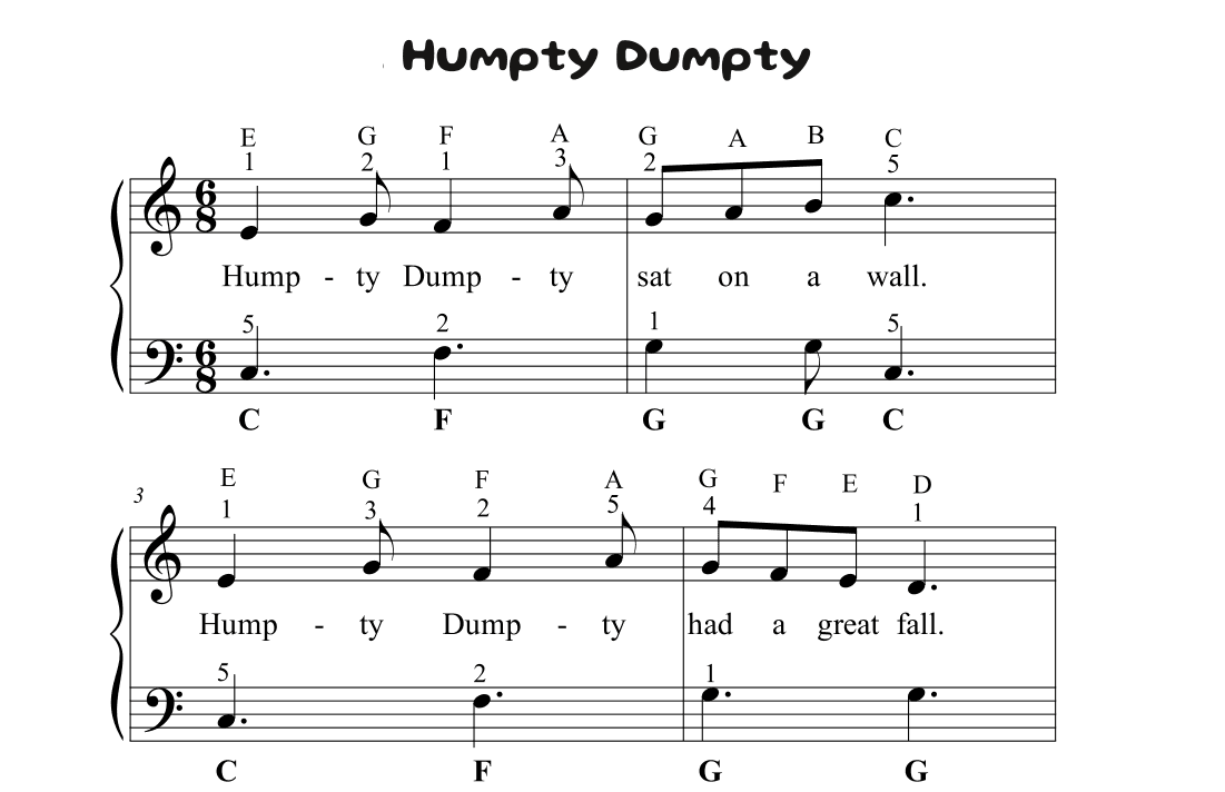Humpty Dumpty (arr. Avgusta Udartseva)