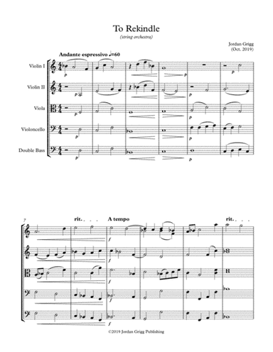 To Rekindle (string orchestra)