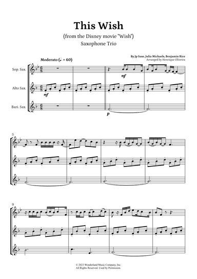 This Wish (arr. Henrique Oliveira)