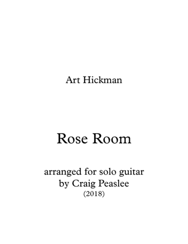 Rose Room (arr. Craig Peaslee)