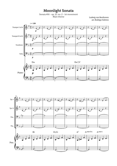 Moonlight Sonata (arr. Rodrigo Faleiros)