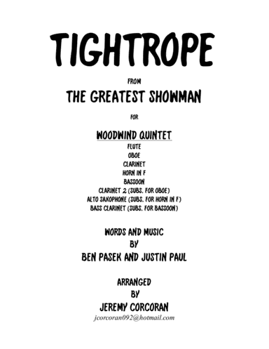 Tightrope (arr. Jeremy Corcoran)