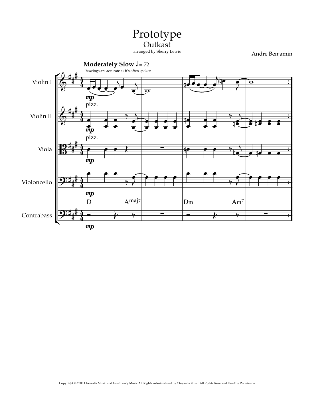 Prototype (arr. Sherry Lewis)
