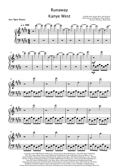 Runaway (arr. Ygor Nunes)