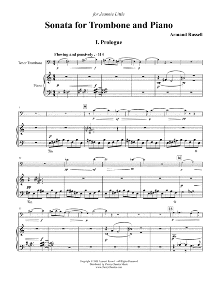 Sonata for Trombone & Piano