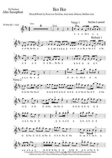 Iko Iko (arr. Stefan Lamml)