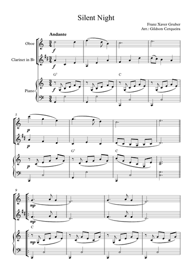 Silent Night (arr. Gildson Cerqueira)