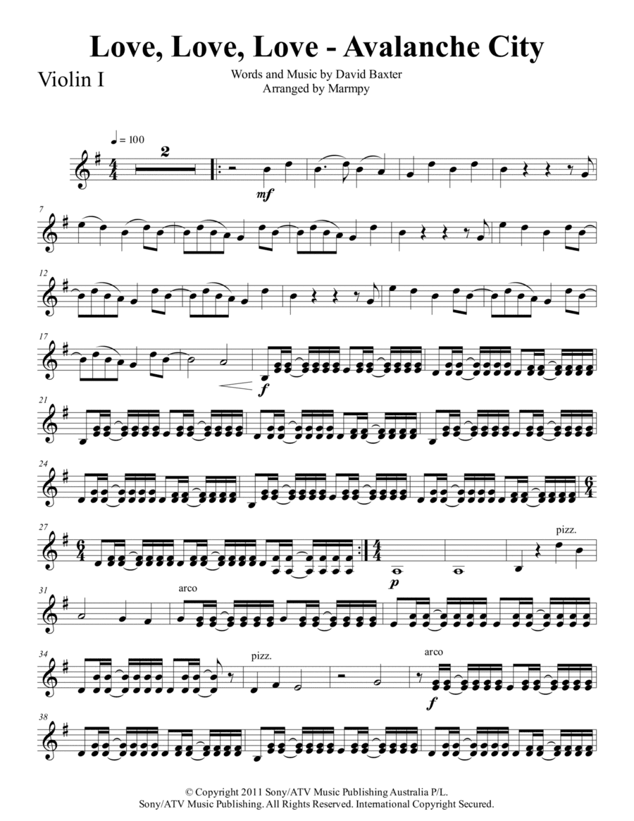 Love, Love, Love (arr. Marmpy)