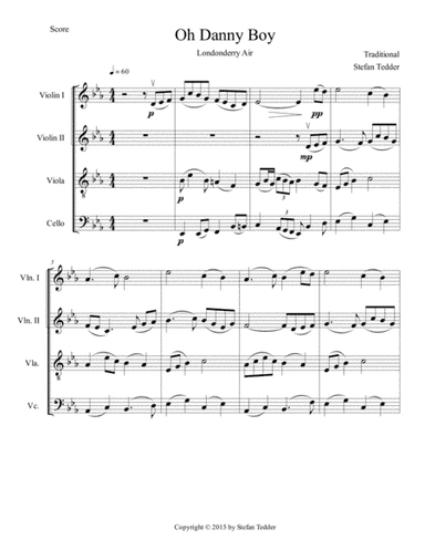 Oh Danny Boy (arr. Stef Tedder)