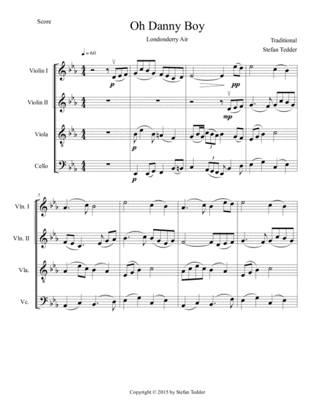 Oh Danny Boy (arr. Stef Tedder)