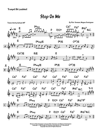 Step On Me (arr. Katsumi WF)