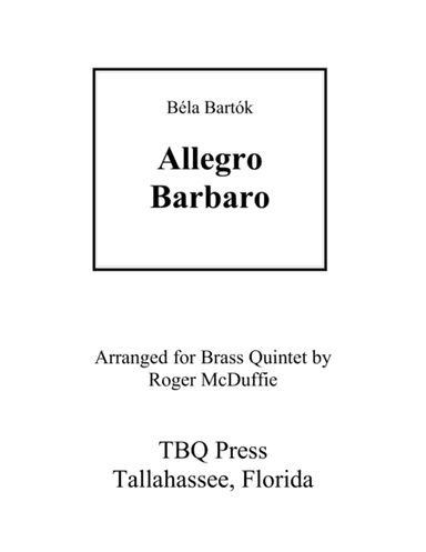 Allegro Barbaro (arr. Roger McDuffie)