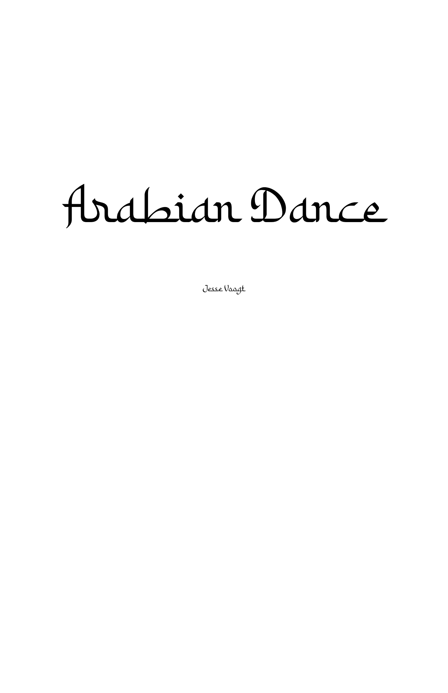 Arabian Dance
