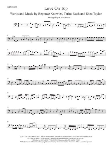 Love On Top (arr. Kevin Busse)