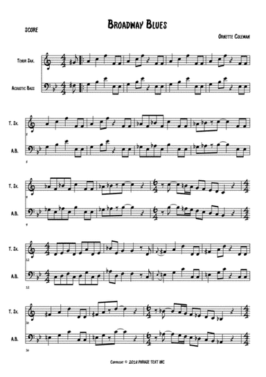 Broadway Blues (arr. Anderson Quevedo)