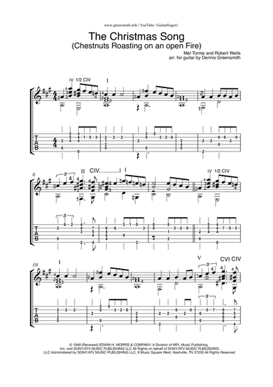 The Christmas Song (chestnuts Roasting On An Open Fire) (arr. Dennis Greensmith)