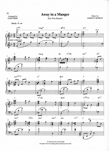 Away in a Manger (arr. Gary Prim)