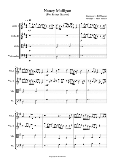 Nancy Mulligan (arr. Meet Parekh)