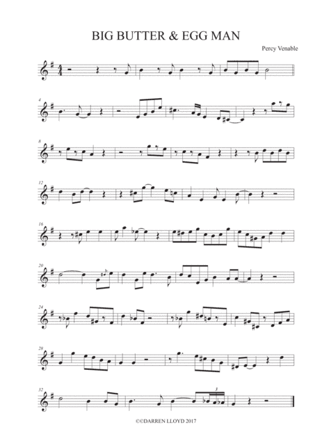 Wynton Marsalis - 4 easy jazz Trumpet solo's (arr. Darren Lloyd)