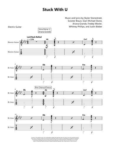 Stuck With U (arr. David Lartey)