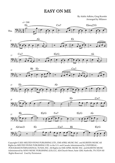 Easy On Me (arr. Milanov)