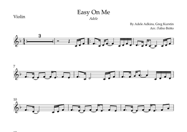 Easy On Me (arr. Fabio Britto)