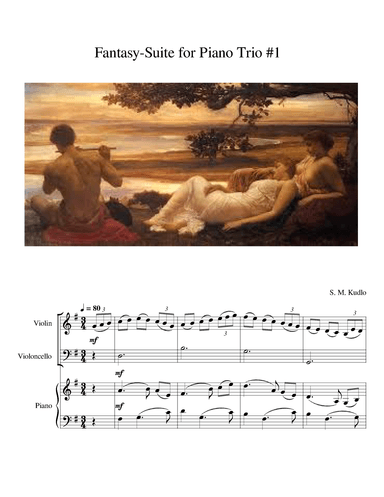Fantasy-Suite for Piano Trio #1
