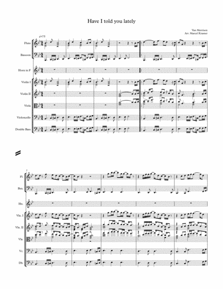 Have I Told You Lately (arr. Marcel Krasner)
