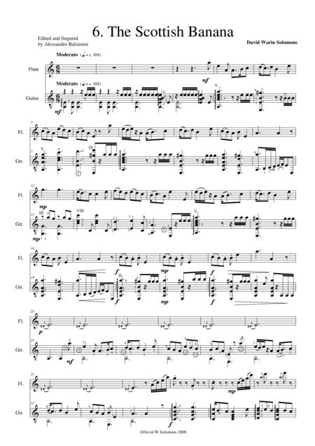 The Scottish banana (flute and guitar)