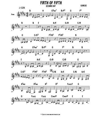 Firth Of Fifth (arr. Mateo Aguilar)