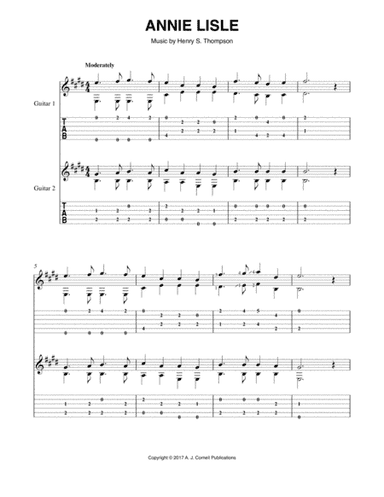 Annie Lisle (arr. Mark Phillips)