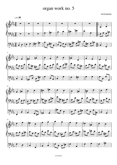 Organ work no.5