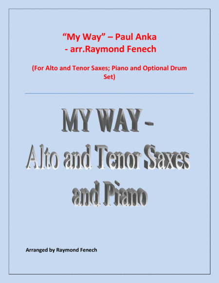 My Way (arr. Raymond Fenech)