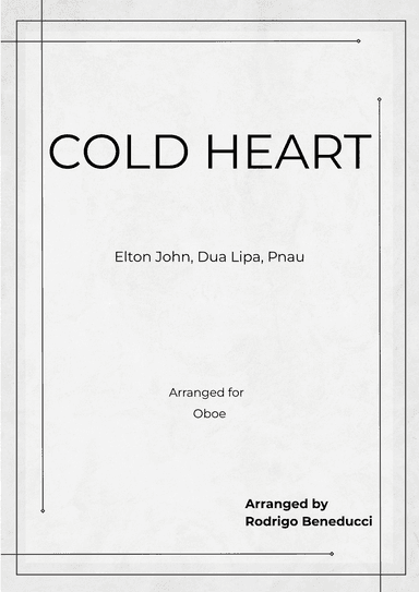 Cold Heart (pnau Remix) (arr. RODRIGO BENEDUCCI)