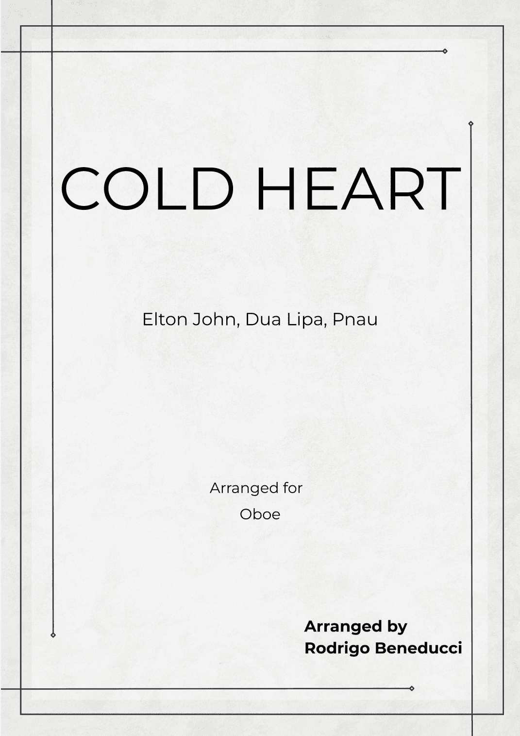 Cold Heart (pnau Remix) (arr. RODRIGO BENEDUCCI)