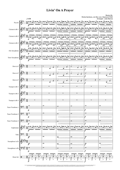 Livin' On A Prayer (arr. João Marcos Maciel)