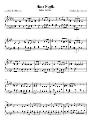 Hava Nagila (arr. Michael Pasikov)