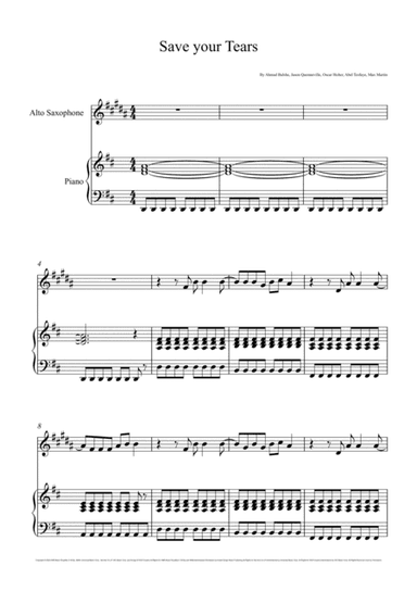 Save Your Tears (arr. André Laitano)
