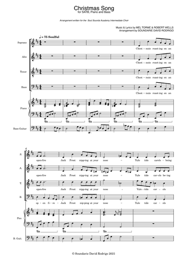 The Christmas Song (chestnuts Roasting On An Open Fire) (arr. Soundarie David Rodrigo)