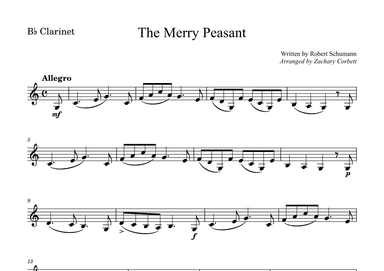 The Merry Peasant (arr. Zachary Corbett)