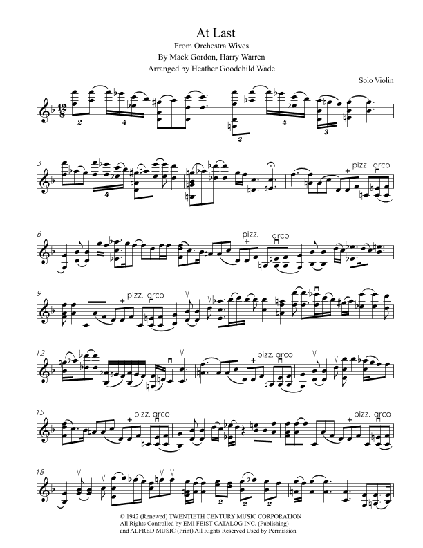 At Last (arr. Heather Goodchild Wade)