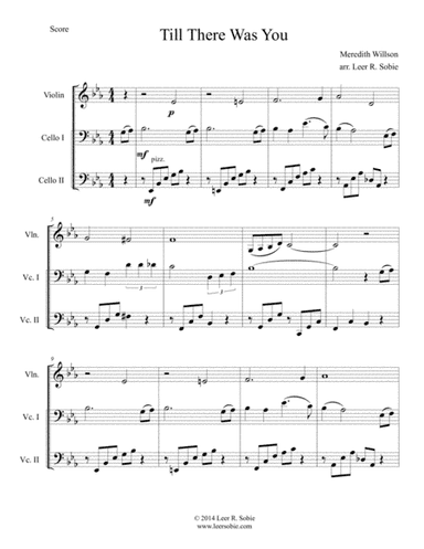 Till There Was You (arr. Leer Sobie)