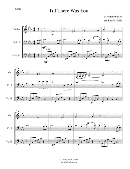 Till There Was You (arr. Leer Sobie)